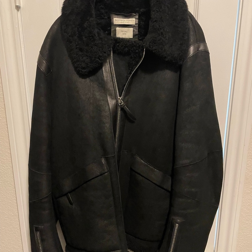 Shearling Jacket In Black - Picture 5 of 5